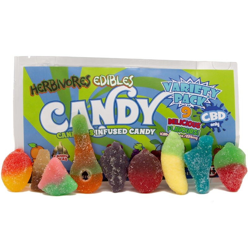 Herbivores Edibles CBD Candy Gummies Variety Pack