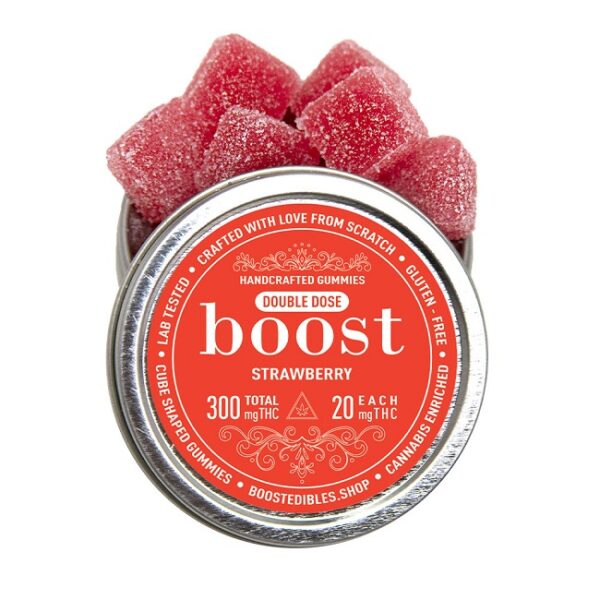 Boost Strawberry Gummies 300mg THC