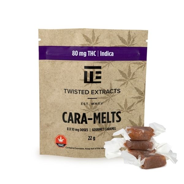 Twisted Extracts Cara-Melts 80mg THC Indica