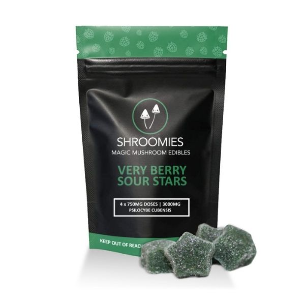 Shroomies – Sour Stars Very Berry 3000mg