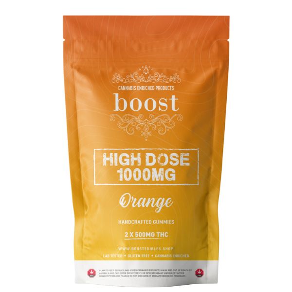 Boost High Dose Orange 1000mg THC