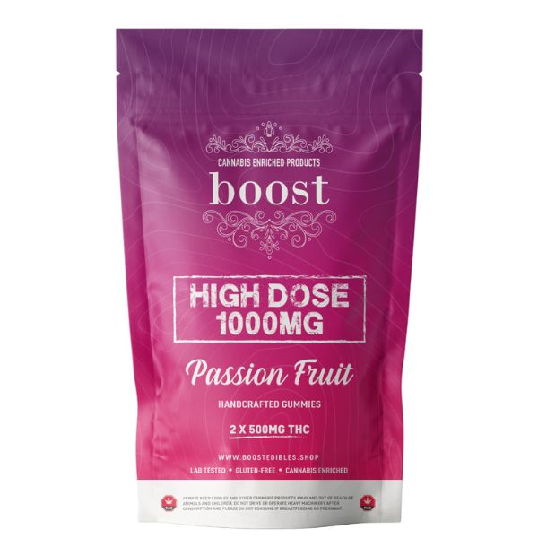 Boost High Dose Passion Fruit 1000mg THC