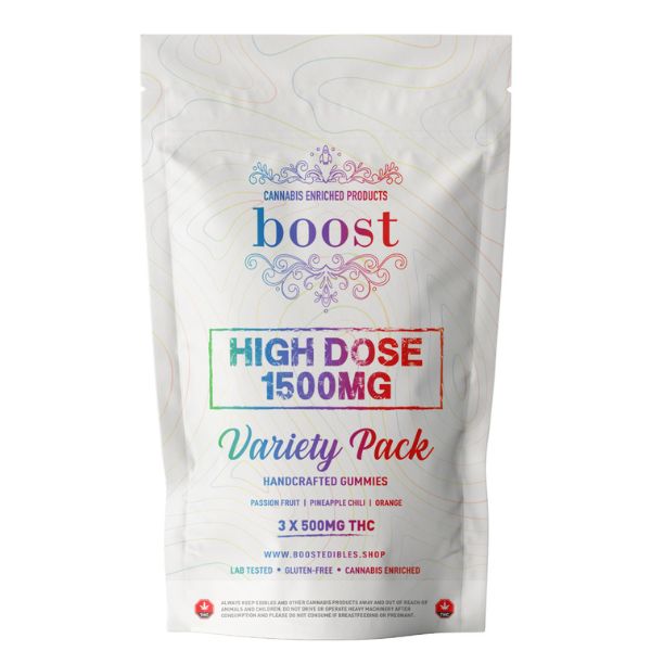 Boost High Dose Variety Pack 1500mg THC