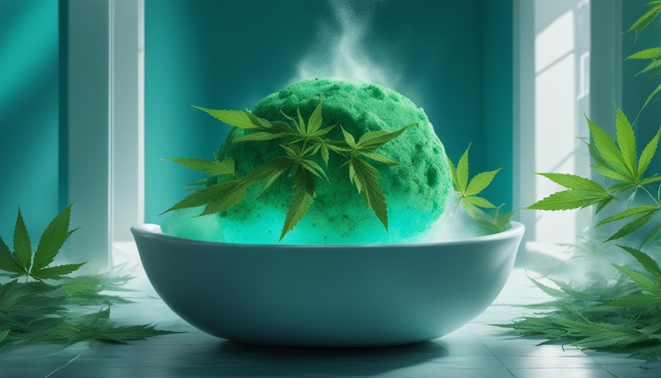 cannabis bath bomb